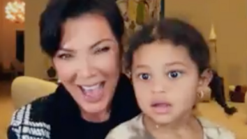 Kris Jenner Sidesteps Kim Kardashian, Pete Davidson Question Thanks to Stormi Crashing CNN Interview